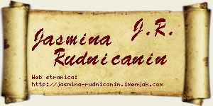 Jasmina Rudničanin vizit kartica